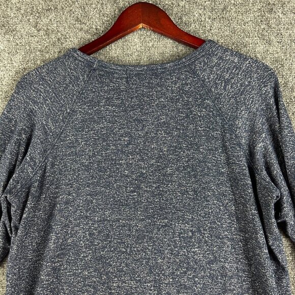 Buffalo David Bitton SweatShirt Mens Small Blue Stretch Long Sleeve Pullover - Picture 7 of 8